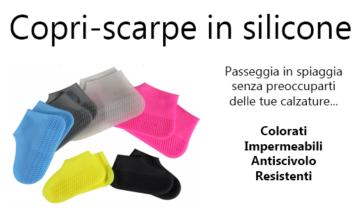 Copri scarpe in silicone